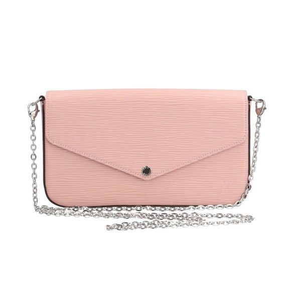 LOUIS VUITTON Pink Leather Shoulder Bag - Picture 1 of 8
